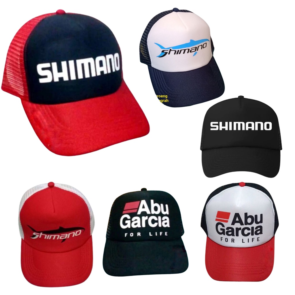 Topi Mancing - Trucker - Jaring - Print - Pria - Wanita