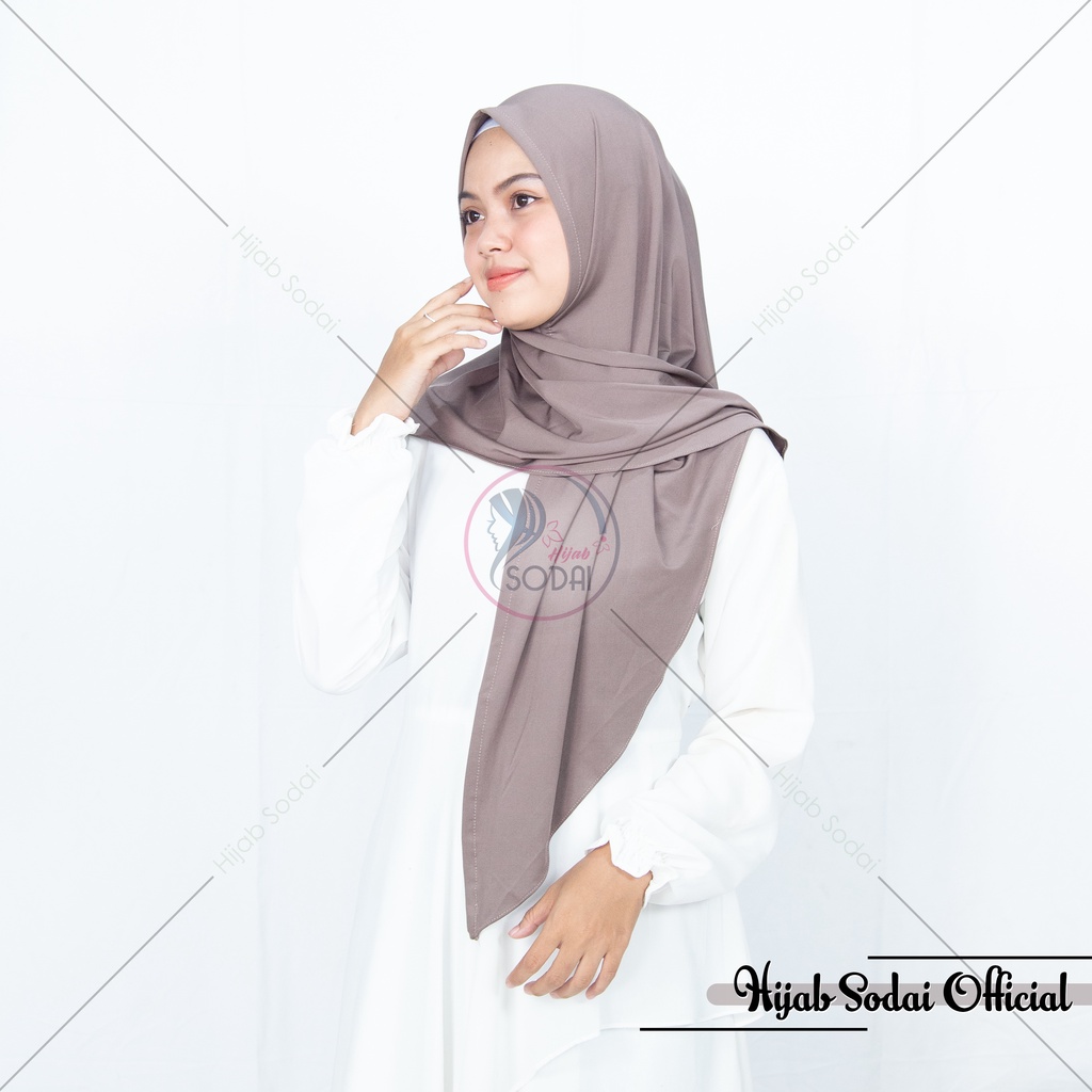 Hijab Instan Segitiga Jersey / Hijab Segitiga Instan