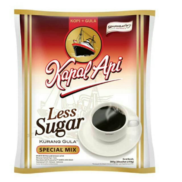 

Kopi Kapal Api Special Mix less Sugar