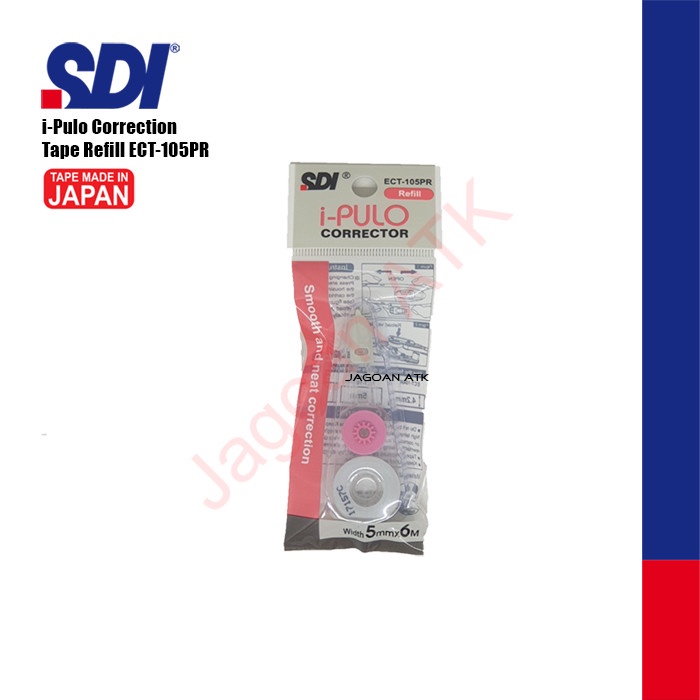 

Mantap Refill Correction Tape/Tip-X Kertas(5Mmx16M) I-Pulo Sdi Ect-105Pr Pink Gilaa!!!