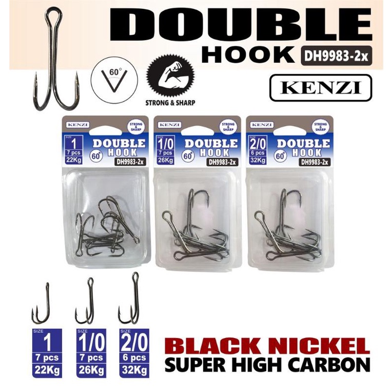 kail double hook kenzi 60°