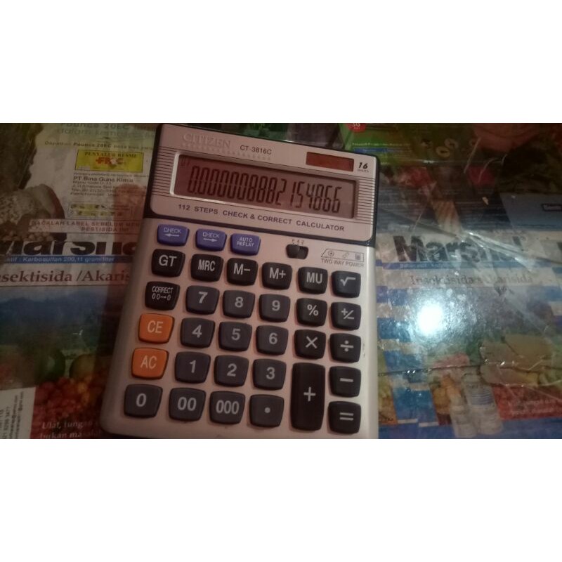 

Calculator CitiZen Asli original calculator Bisnis calculator jualan calculator meja