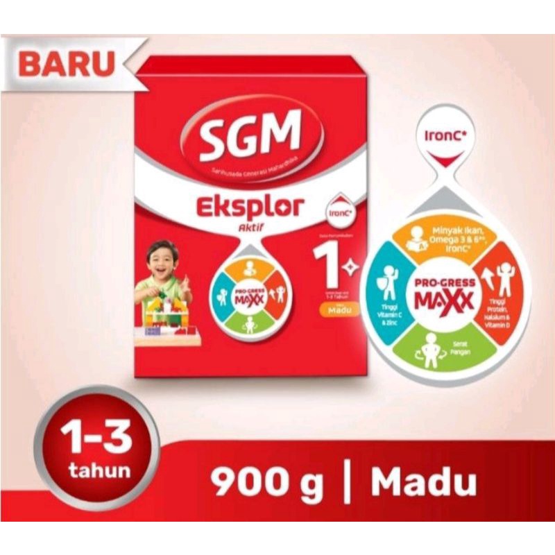 SGM 1+ madu 900gr