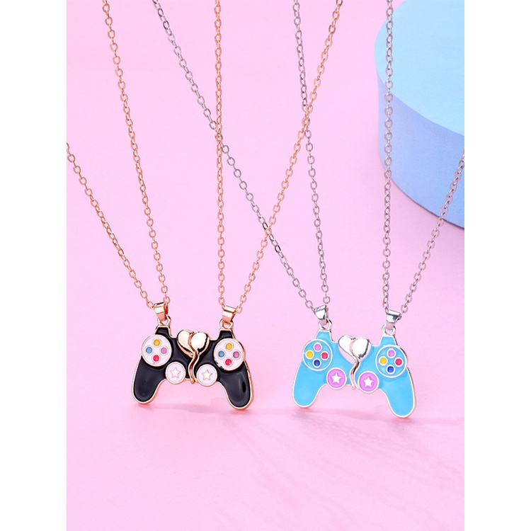 Kalung Rantai Dengan Liontin Game Console 2 Warna Untuk Wanita