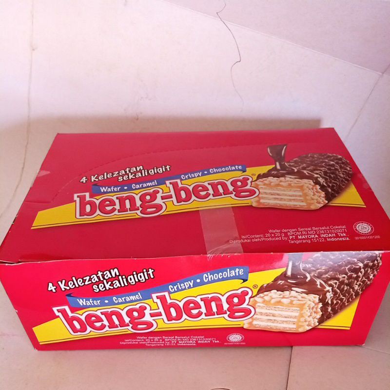 

Wafer Cokelat Beng-Beng Box 17 Pieces 400 Gram