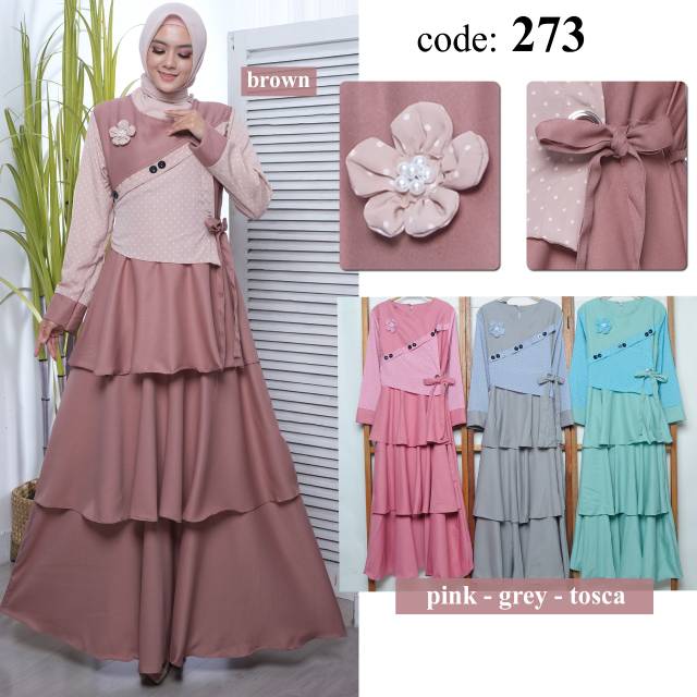 PROMO GAMIS MURAH, baju gamis wanita rempel