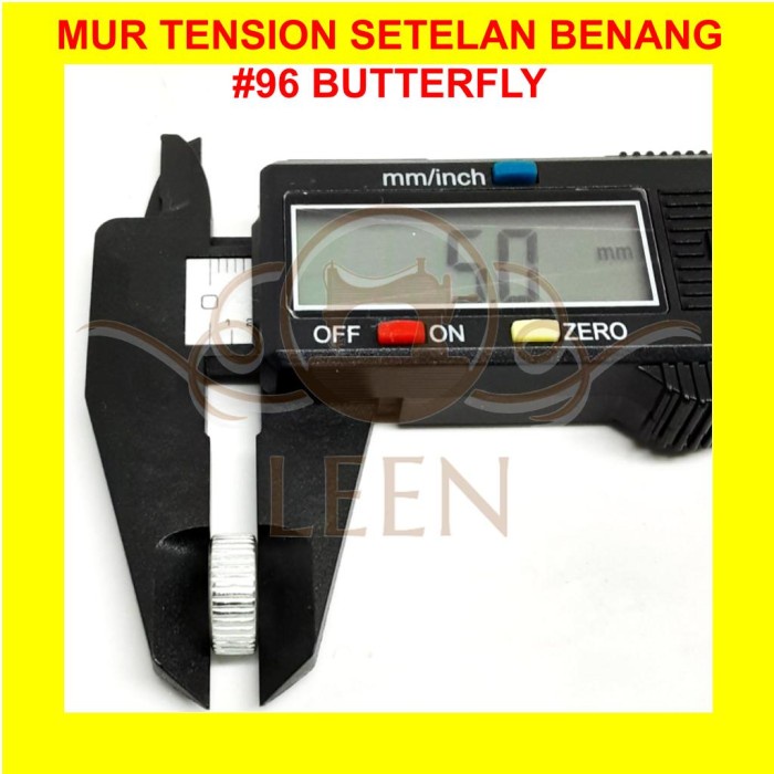 Mur Tension Setelan Benang Butterfly Mesin Jahit Hitam Klasik LEEN