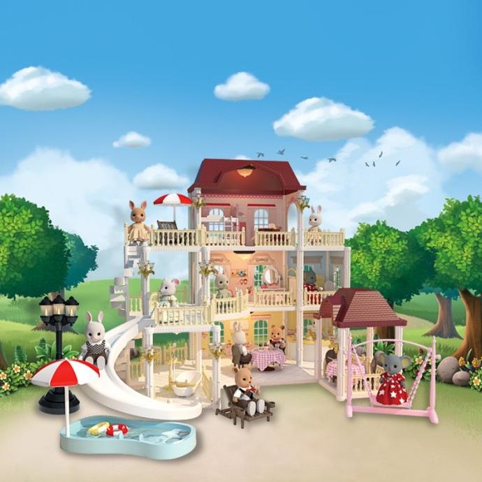 Koala Town Luxury Villa Paradise - DIY doll house rumah boneka 3lantai