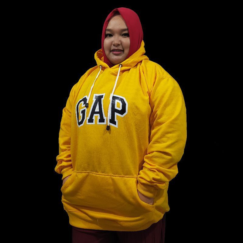 Hoodie GAPP polos Jumbo Pria 5xl Jaket wanita Jumbo big size