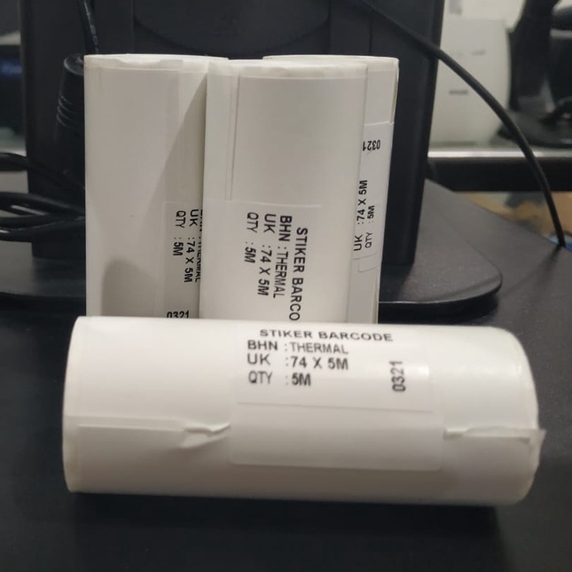 Label Thermal Resi 74x5 Meter / 78x95 / 78x100 / 76x120 Stiker Resi Shopee C8LP EP805 MT300VL