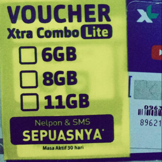 Promo Perdana XL combo lite 16GB sudah termasuk Kouta + voucher