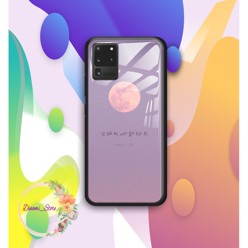 Back case glass KOREA QUOTES Realme C1 C2 C3 U1 2 2 Pro 3 Pro 5 5i 5s Pro 6 Pro X Xt C11 C15 DST1432