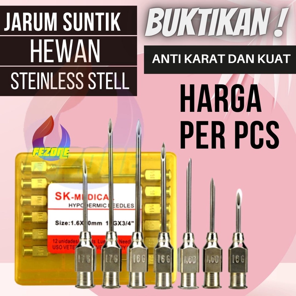 Jarum Suntik Hewan Ternak (Harga Satuan) FEZONE