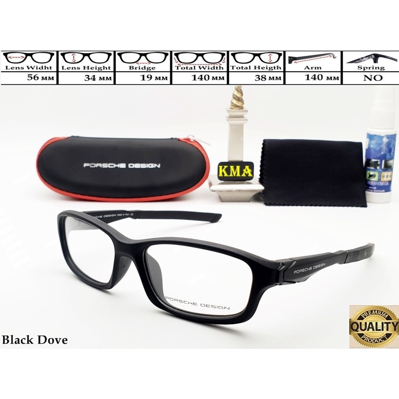 Kacamata minus PORSCHE DESIGN TURBO frame kacamata sport premium
