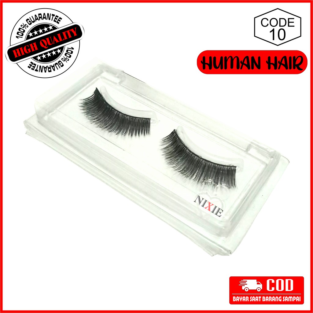 False Eyelash Bulu Mata Palsu Natural Premium Murah Lembut Satuan Kekinian