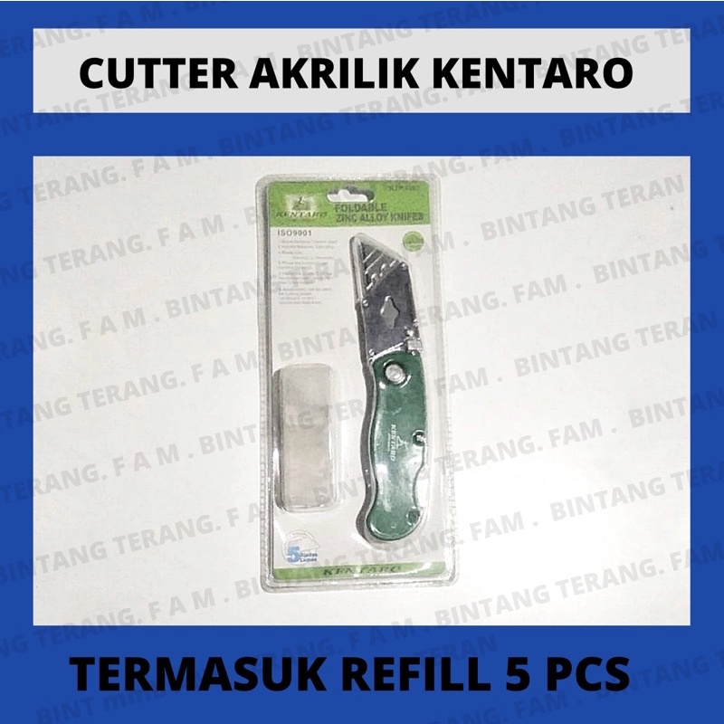 

PISAU CUTTER AKRILIK KENTARO/ ACRYLIC / MIKA / PLASTIK BERKUALITAS cm