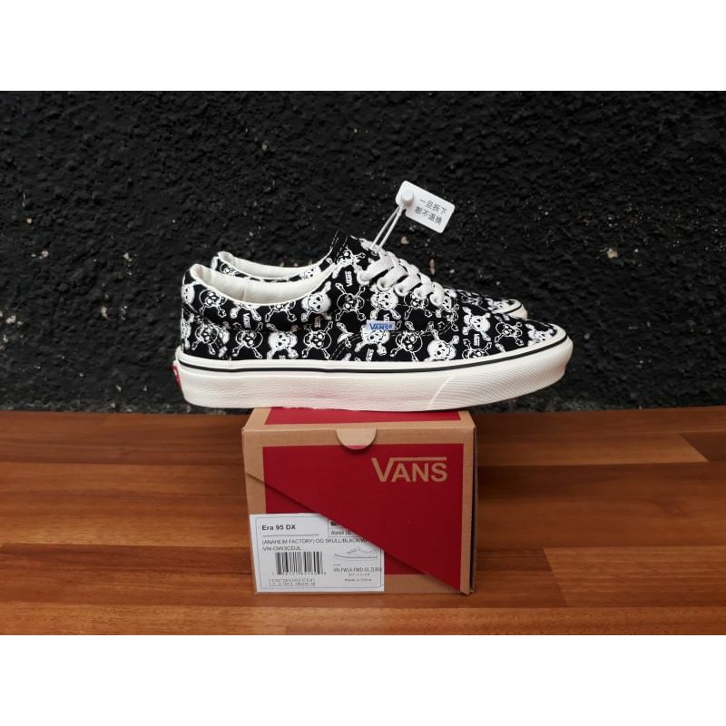 Vans Era 95 DX Anaheim factory OG Skull Black White Premium BNIB Import