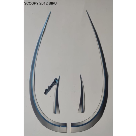 STRIPING SCOOPY 2012 BIRU
