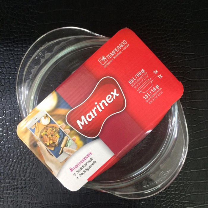 Marinex Casserole dan Tutup Kaca 1.5 L 81.6456