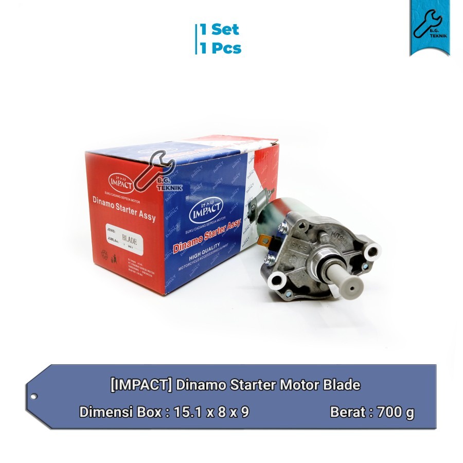 Dinamo starter motor Revo ABS / Blade  [Impact]