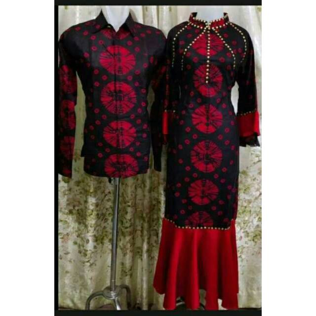 Baju pesta motif duyung jupri Songket palembang