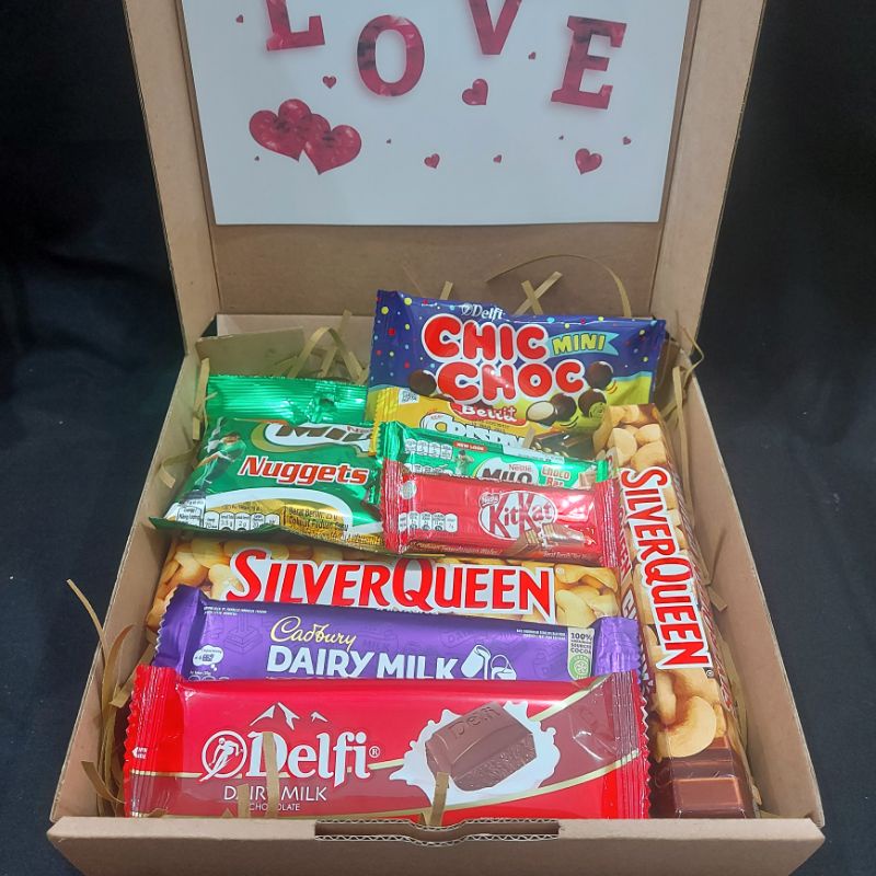 Hampers coklat , snack box , coklat valentine , coklat box , parsel coklat , hampers lebaran