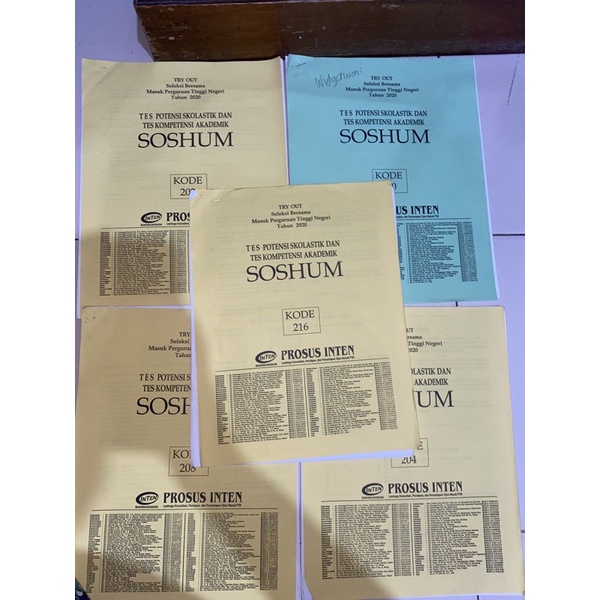 TRY OUT SOSHUM INTEN PRELOVED