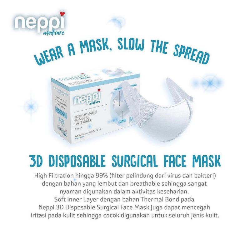 neppi 3D disposable surgical face mask
