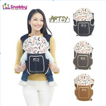 gendogan ransel depan snobby artsy saku print tpg 5844