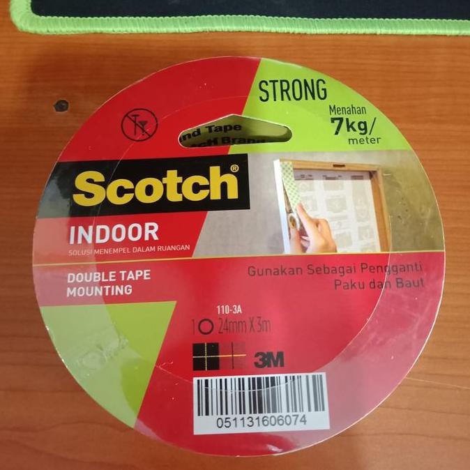 

[[BISA COD]] DOUBLE TAPE 3M SCOTCH 24mmX3m Original BERMUTU Kode 1382