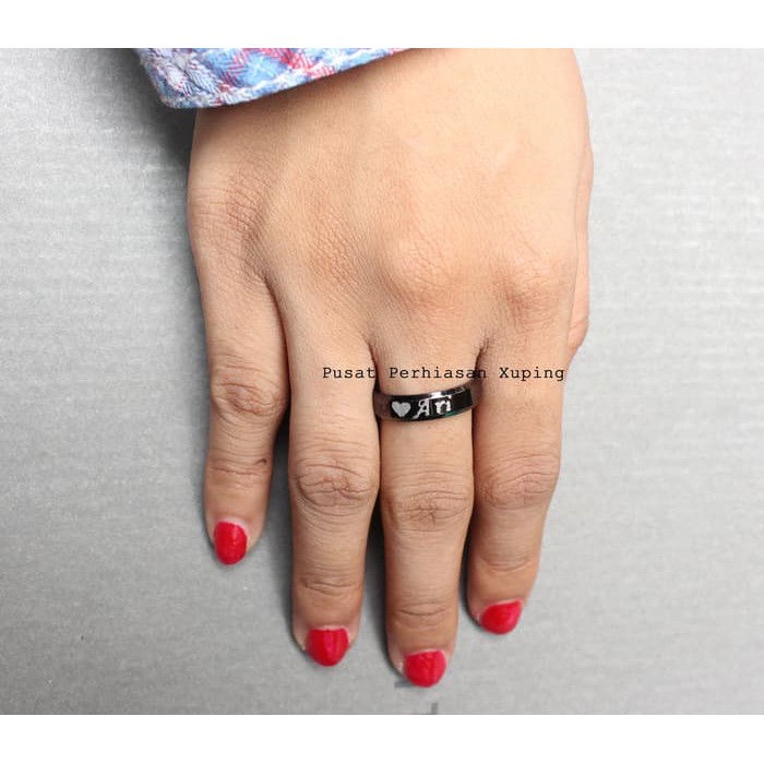 Cincin nama monel/Perhiasan monel