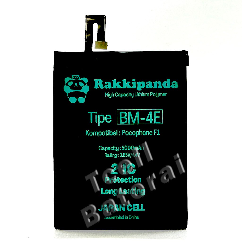 Baterai Xiaomi Pocophone F1 BM4E Rakkipanda batre BM-4E Poco F1 batere original