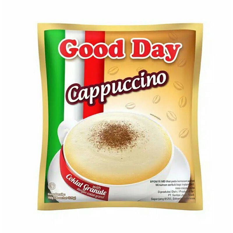 

Good day cappucino 10 saset