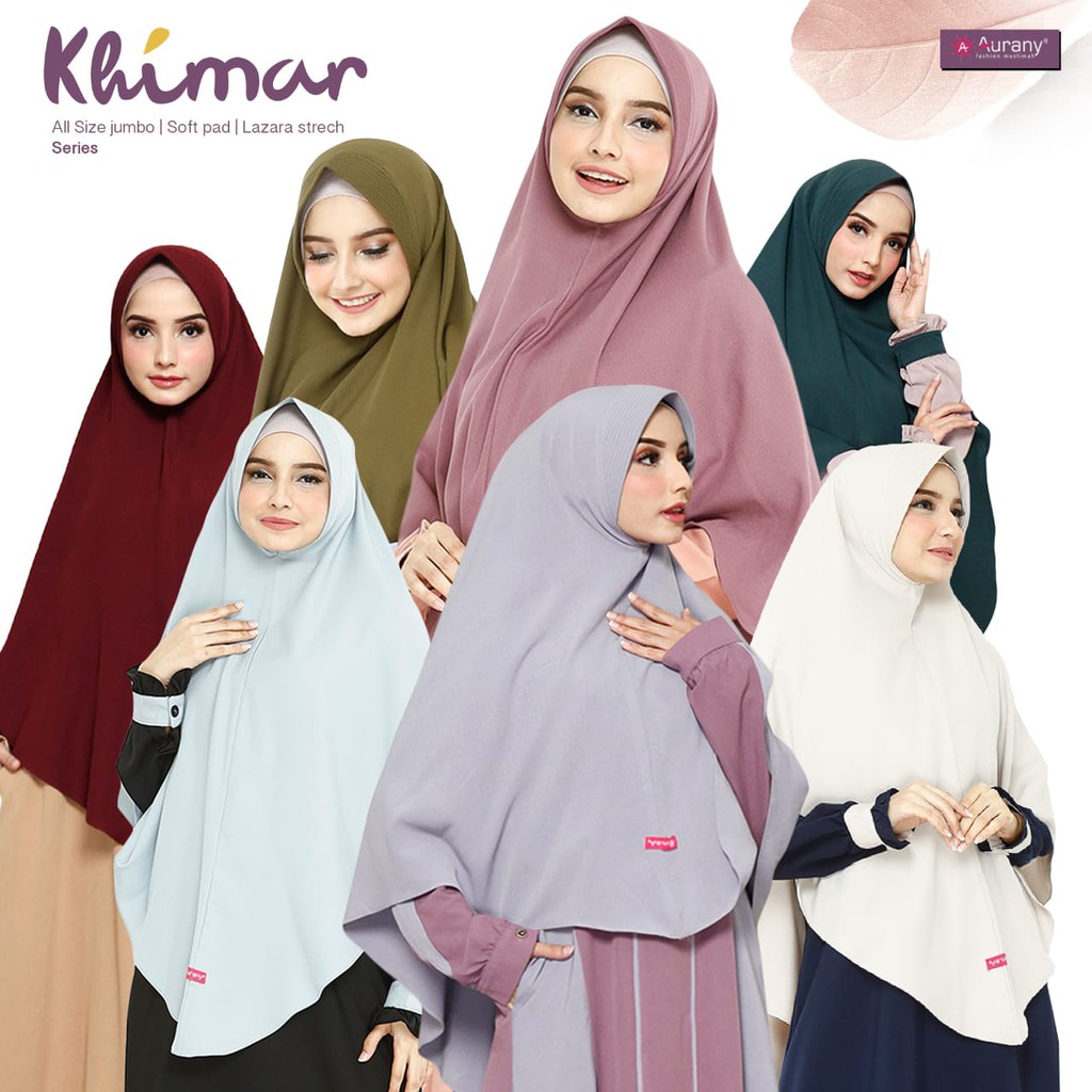 AKP 01 Khimar jilbab hijab bergo instan kerudung murah wanita dewasa jumbo syari lebar original ori 