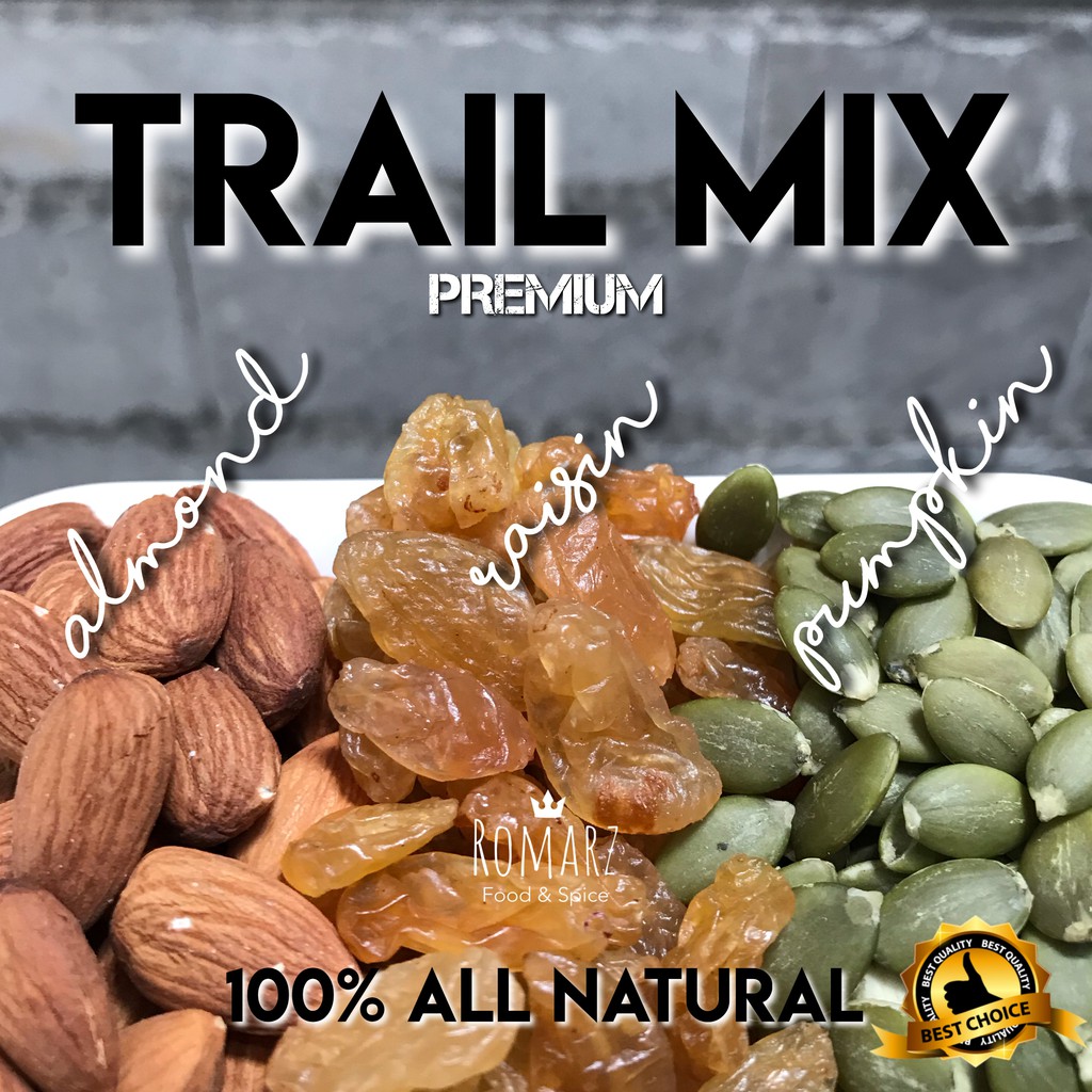 

TRAIL MIX 04 GRANOLA ROASTED - ALMOND ROASTED MIXED SUPER FOOD 125gr