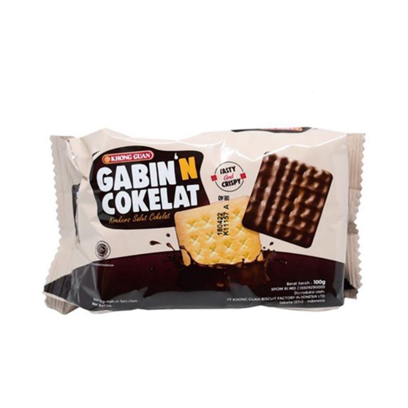 

Khong Guan Gabin n Coklat Biscuit Snack 100gr