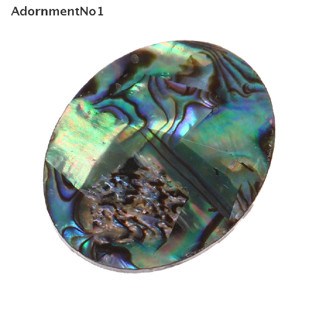 (AdornmentNo1) Manik-manik Kerang Abalone Alami Untuk Membuat Perhiasan Kalung / Anting