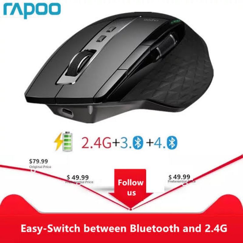 Mouse Rapoo MT750L