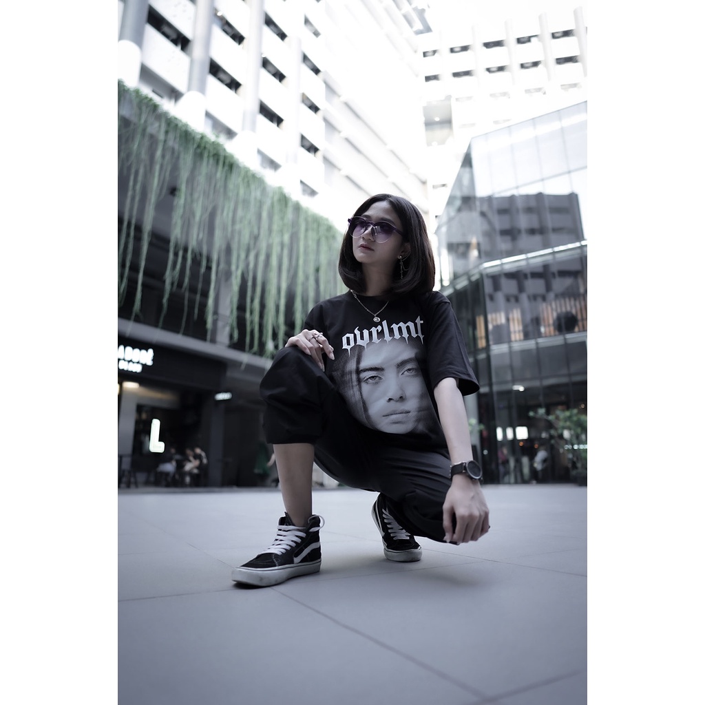 OVERLIMIT BILLIE EILLISH T-SHIRT OVERSIZE | KAOS OVERSIZE | STREETWEAR