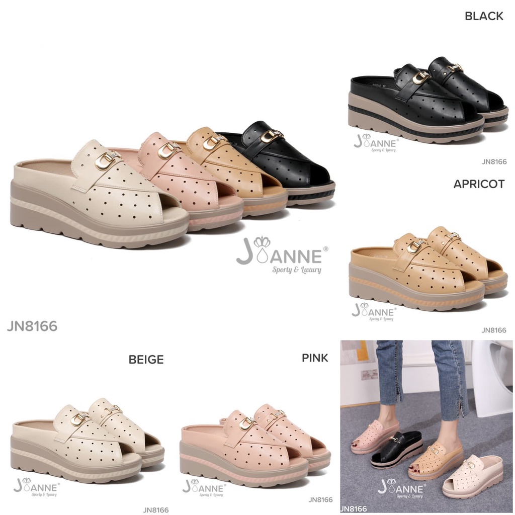JOANNE Slop Wedges Shoes  #JN8166 ORIGINAL