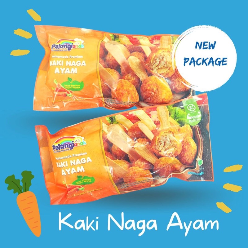 

kaki naga ayam alami tanpa pengawet dan non MSG