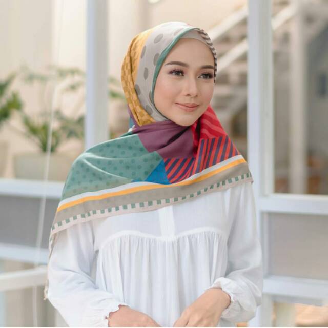 Mylady hijab romesa voal printed scarf 115