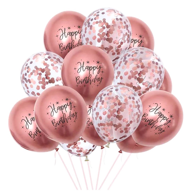 1pc Balon Latex Metalik Chrome 12 Inch Untuk Dekorasi Pesta Ulang Tahun