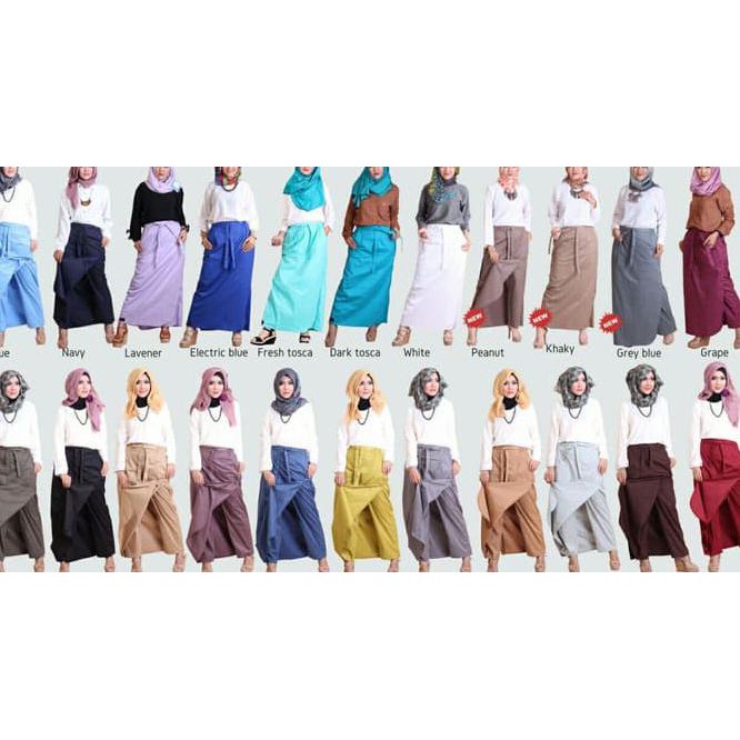 Hsum Rok Celana Rocella Rania - Katun - Ukuran Jumbo Big Size Mrbc