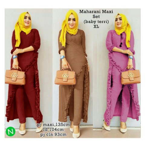 SETELAN TERBARU | Restok Karin set pants by ori Nala dpt 1 set tunik & celana panjang