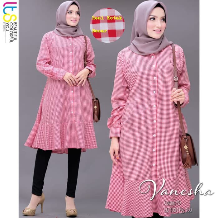 Atasan Tunik Vanesha Ori Lts By Shofiya