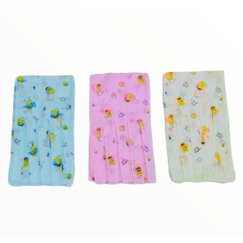 Isi 6 Gurita bayi ikat Motif Warna perlengkapan bayi baru lahir