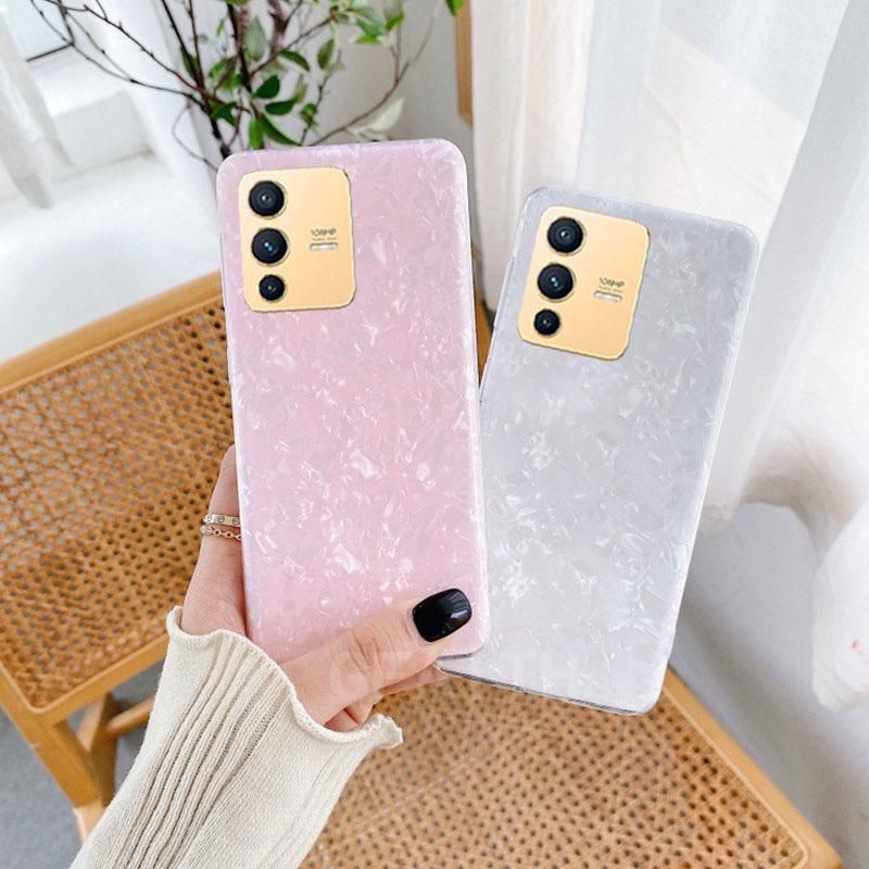 Vivo V23 5G V23 Pro Case Bahan Tpu Motif Kerang Berkilau