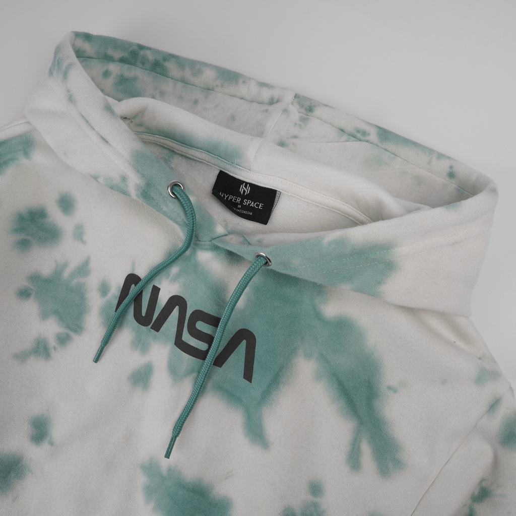 HPRSPACE NSA Pullover hoodie Front Logo Cloud Green