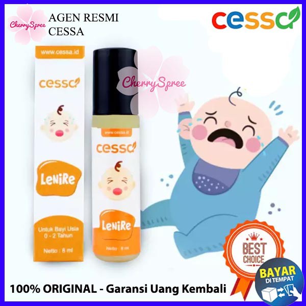 Cessa Lenire Cessa Baby Kuning Essential Oil Bayi 0-2 Tahun Minyak Telon Untuk Bayi Rewel Essential